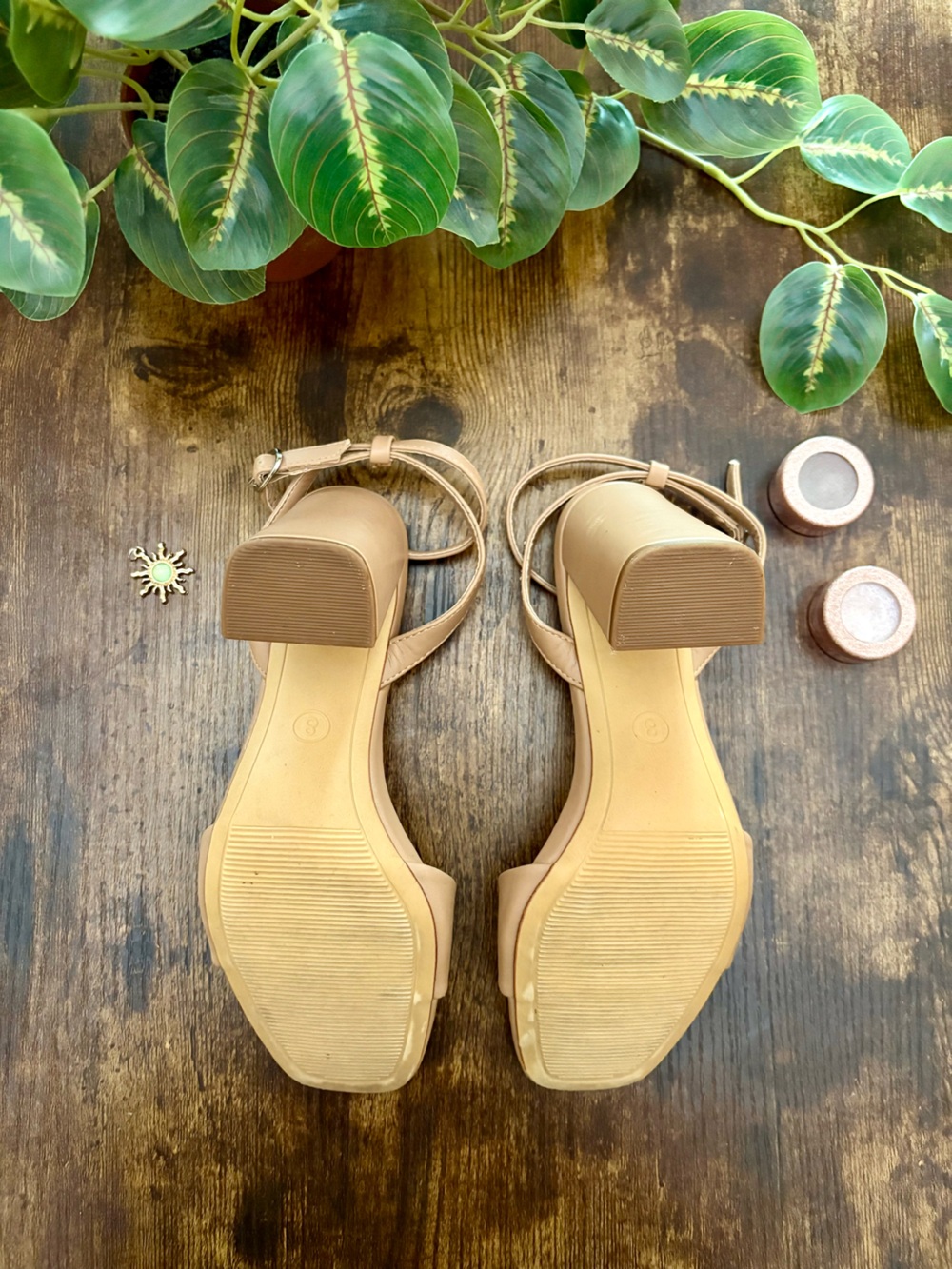 a new day Nude Tan Block Heel Ankle-Strap Sandals - Picture 5 of 5